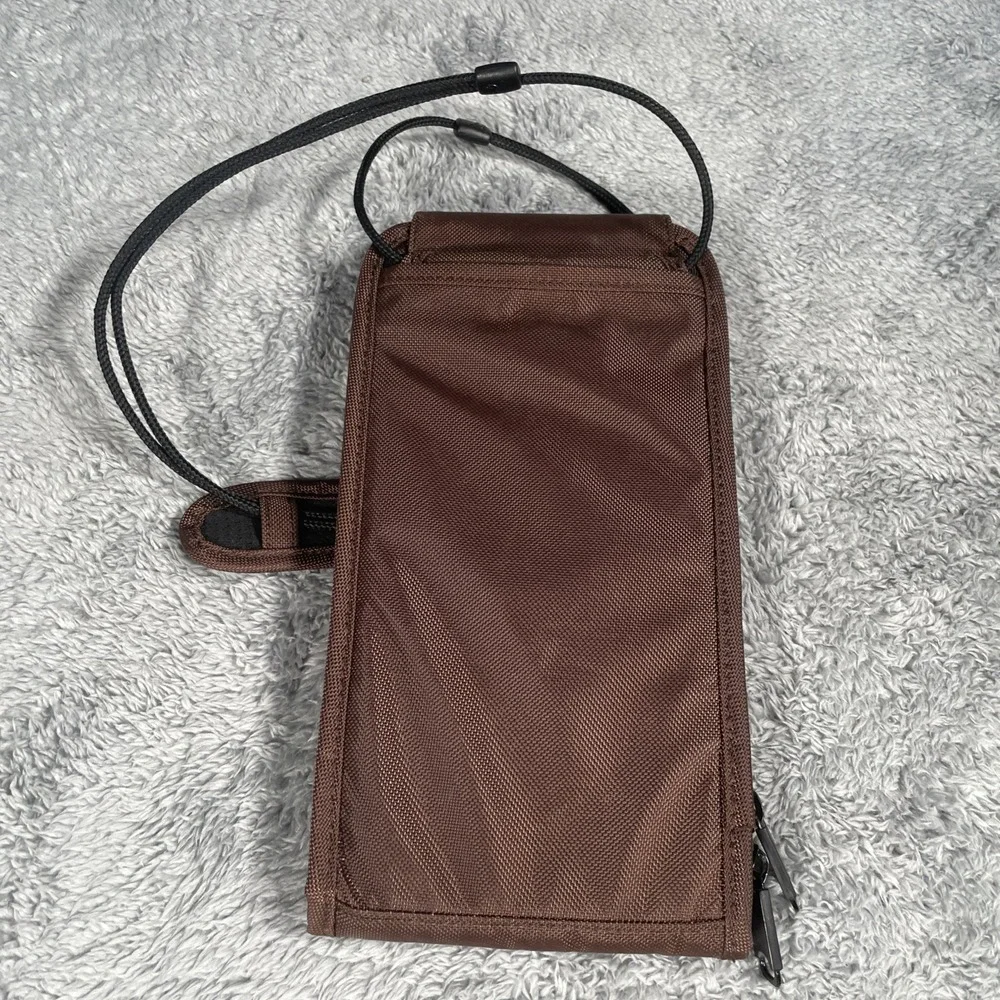 Pacsafe Pouchsafe 200 Travel Wallet Neck Pouch Anti-Theft Organizer RFID Brown
